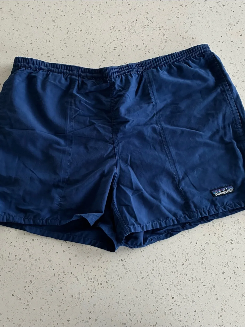000 - MENS PATAGONIA OUTDOORS BLUE SWIM TRUNKS SHORTS